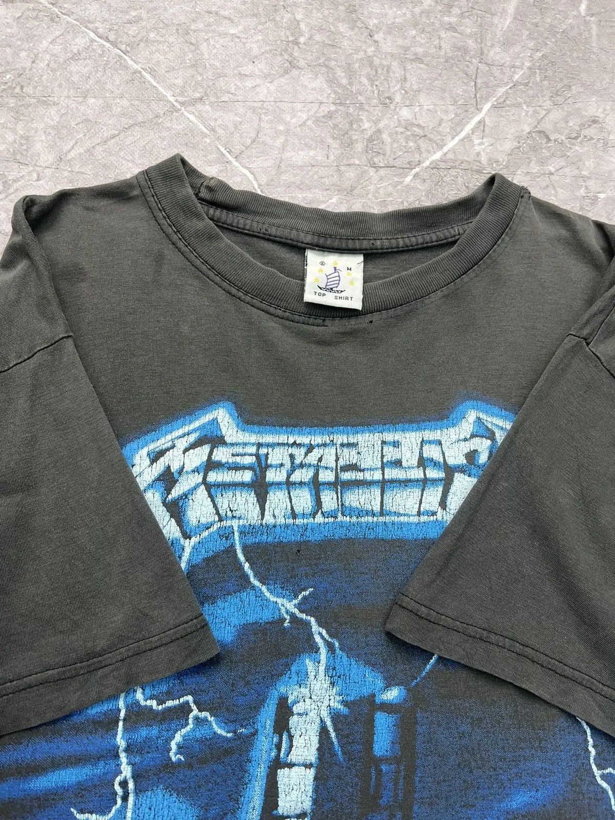 Band Tees × Metallica Metallica rare 90s ride the lightning t shirt faded Size US M / EU 48-50 / 2 - 8 Thumbnail