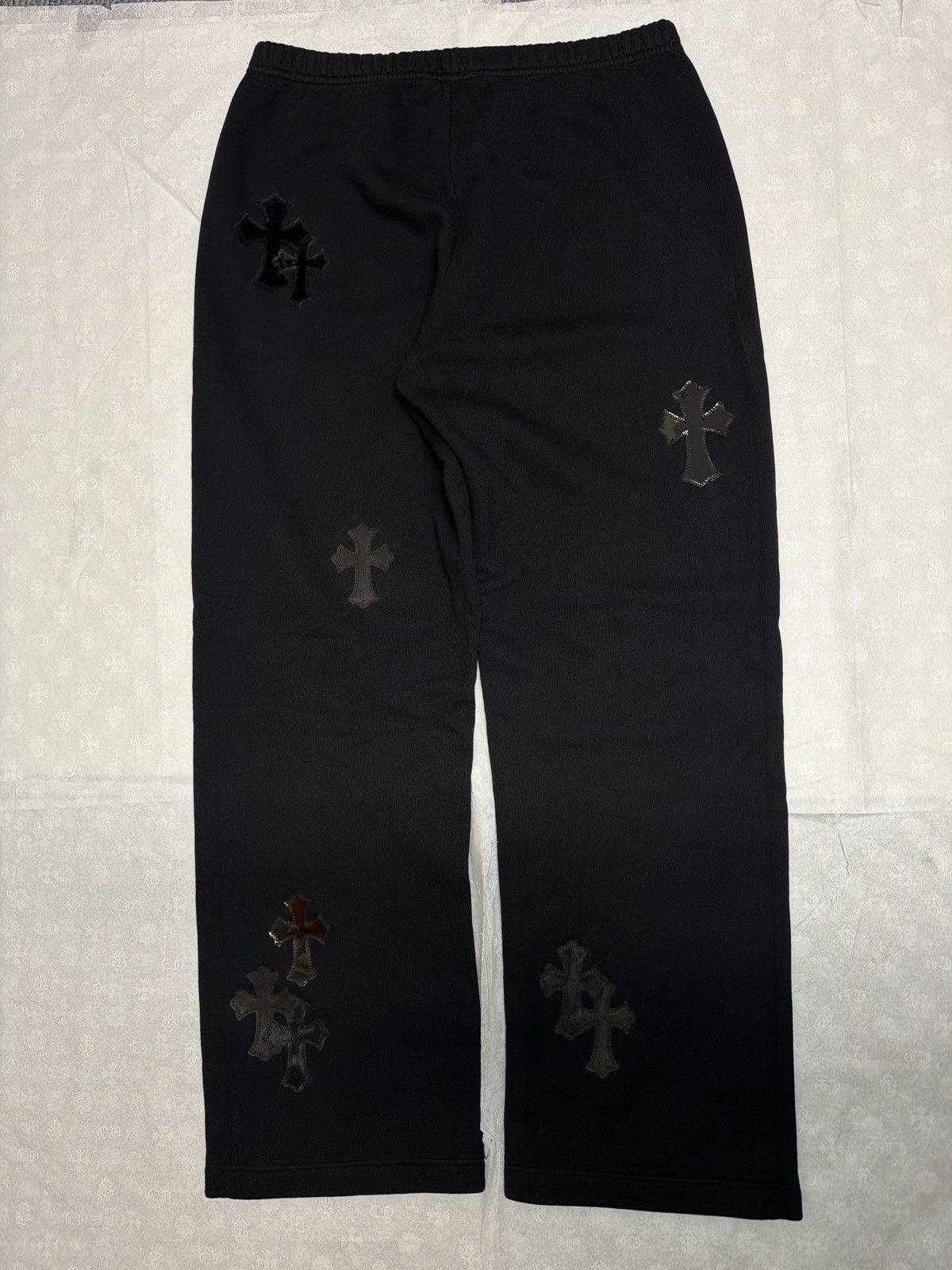 Chrome Hearts Chrome Hearts Black Cross Patch Sweatpants Size Large Size US 34 / EU 50 - 4 Thumbnail