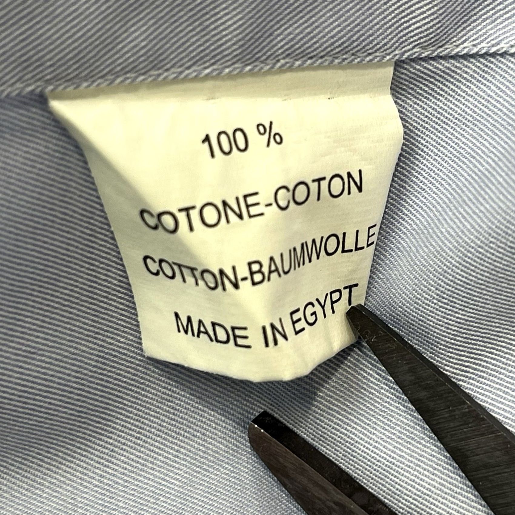 Vintage VICOMTE A BUTTON UPSHIRT WOMEN XL100% COTTON BLUE ITALY THOMAS MASON Size XL / US 12-14 / IT 48-50 - 6 Thumbnail