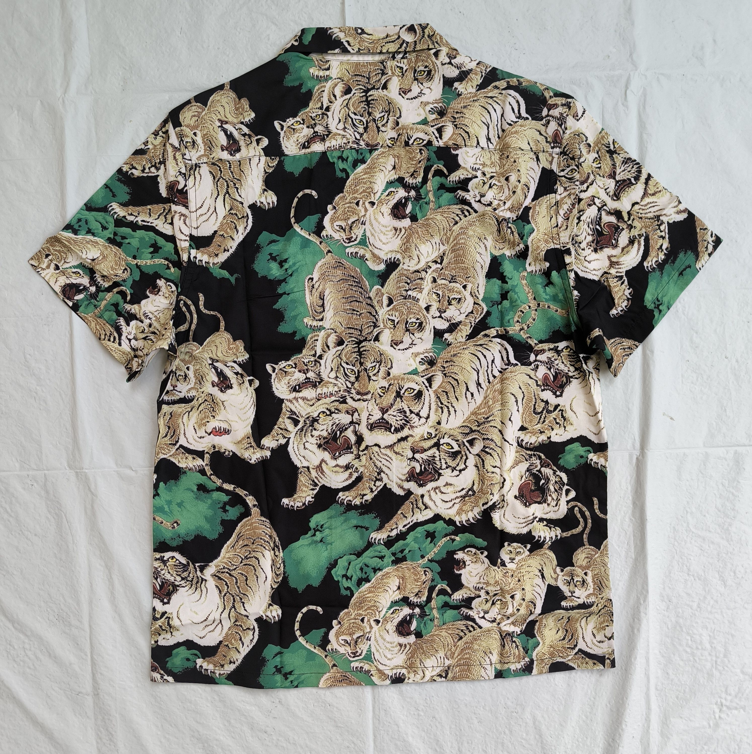 Japanese Brand BOB DONG hundred tigers hawaiian shirt Size US XS / EU 42 / 0 - 5 Thumbnail