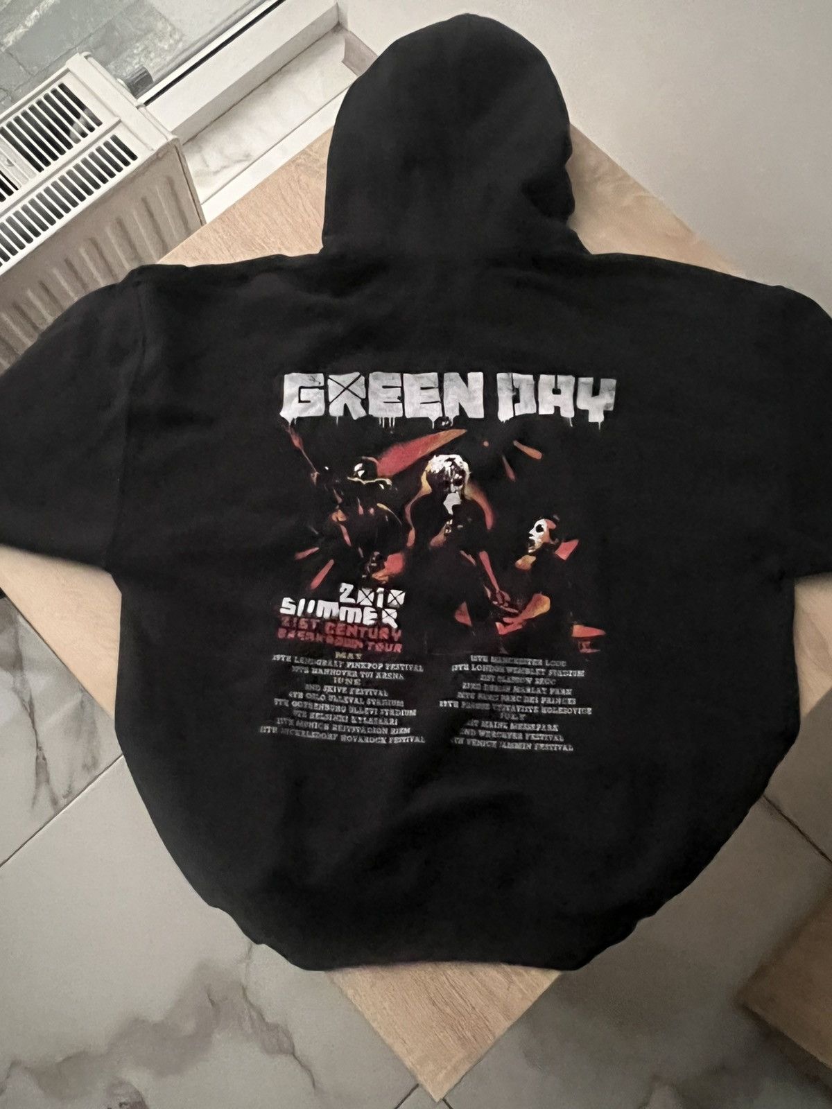 Band Tees Vintage Y2K Green Day 21st Century Tour Hoodie Size US XL / EU 56 / 4 - 7 Thumbnail