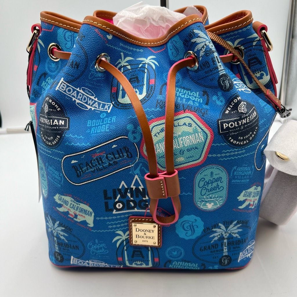 Dooney & Bourke Dooney & Bourke X Disney Vacation Club Drawstring Leather Bag Size ONE SIZE - 1 Thumbnail