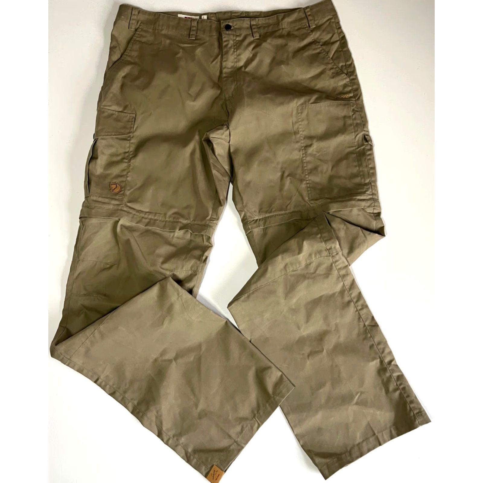 Vintage VINTAGE Fjällräven Men's Karl Zip-Off Trousers G-1000 Regular Fit 41-42 Khaki 82792 Cargo Pockets Zip Off Legs 40 Inseam Jeans? Wait. Size US 41 - 2 Thumbnail