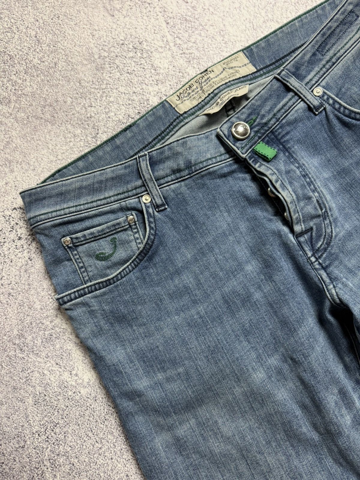Jacob Cohen Jacob Cohen Jeans Italian Designer Handmade Denim Pants Rare Size US 36 / EU 52 - 13 Thumbnail