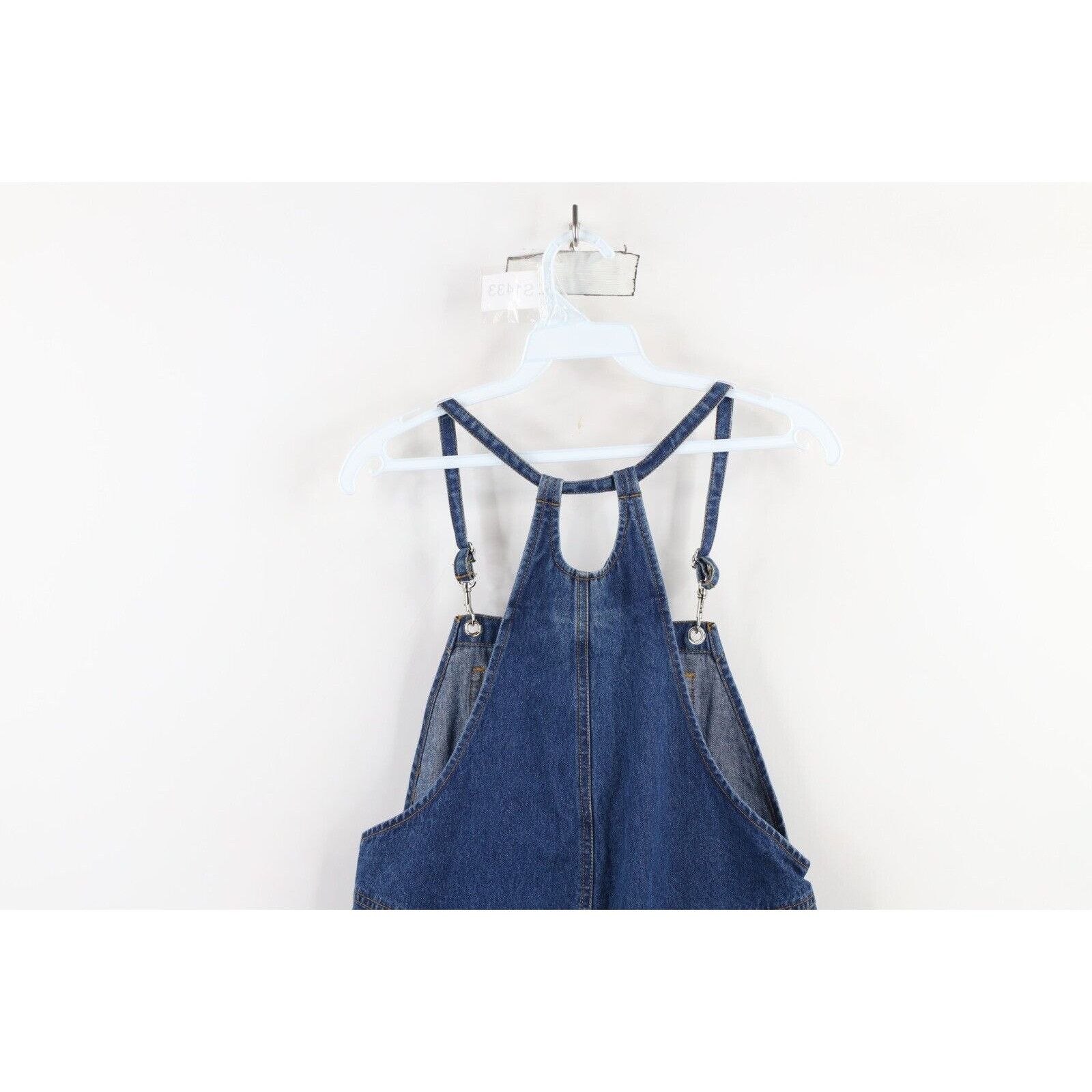 Vintage Vintage 90s Looney Tunes Tweety Bird Flower Denim Overalls Size 34" / US 12 / IT 48 - 18 Thumbnail