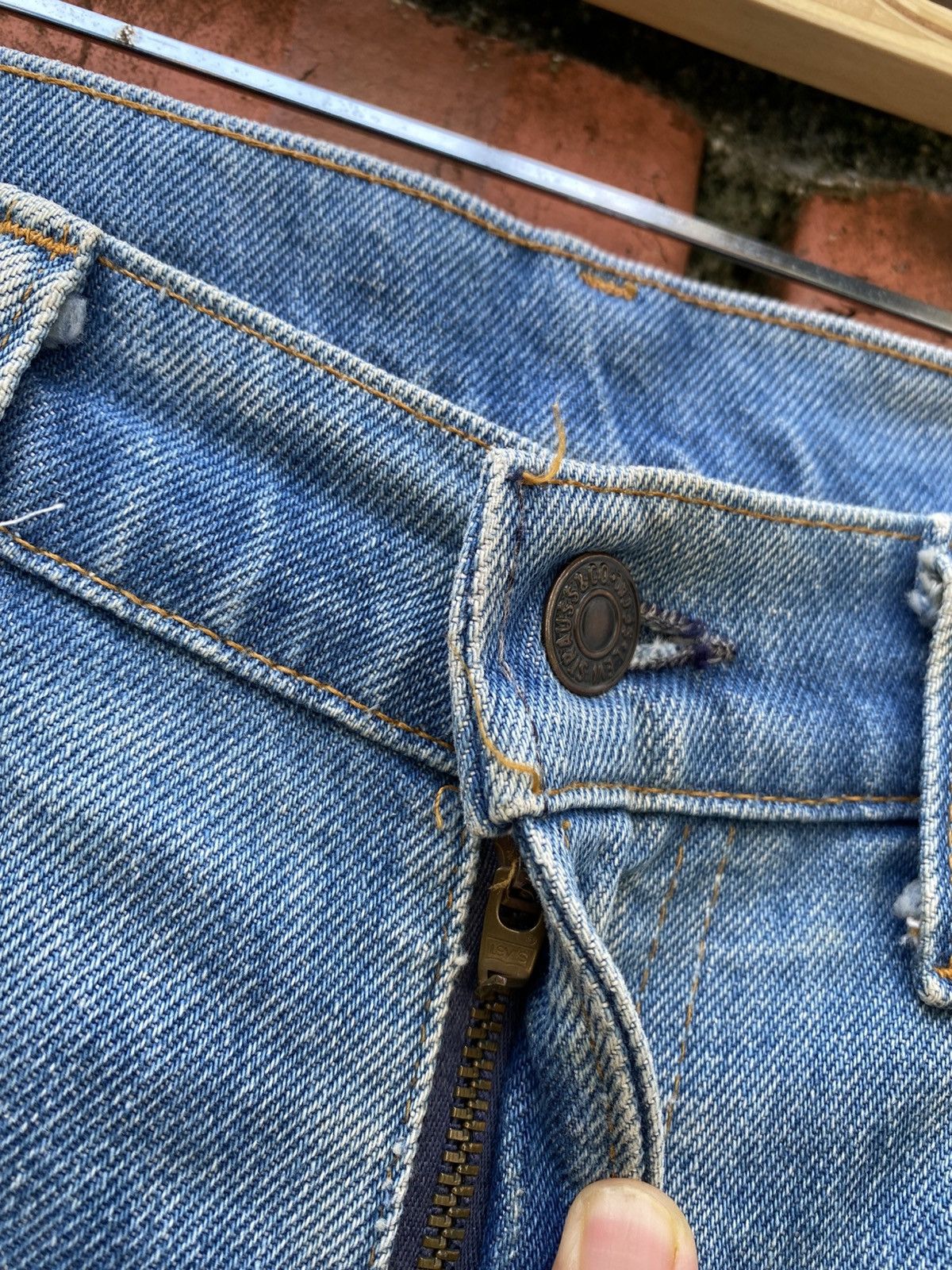 Levi's Vintage Clothing W33x28 Vintage levi's 646 orange tab flare made in USA Size US 33 - 3 Thumbnail
