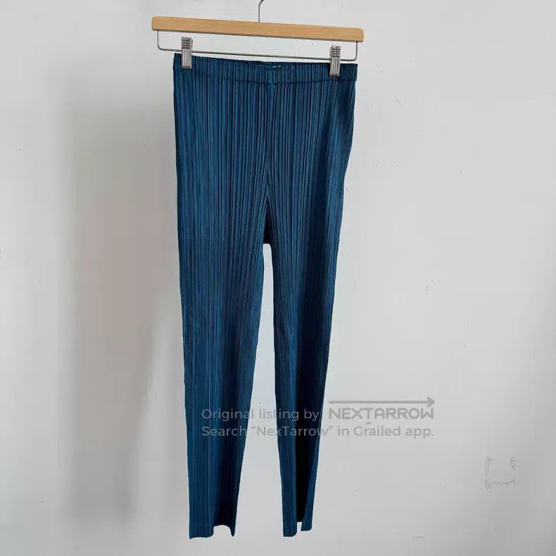 Issey Miyake Issey Miyake Blue Pants Size 25" / US 0 / IT 36 - 1 Thumbnail