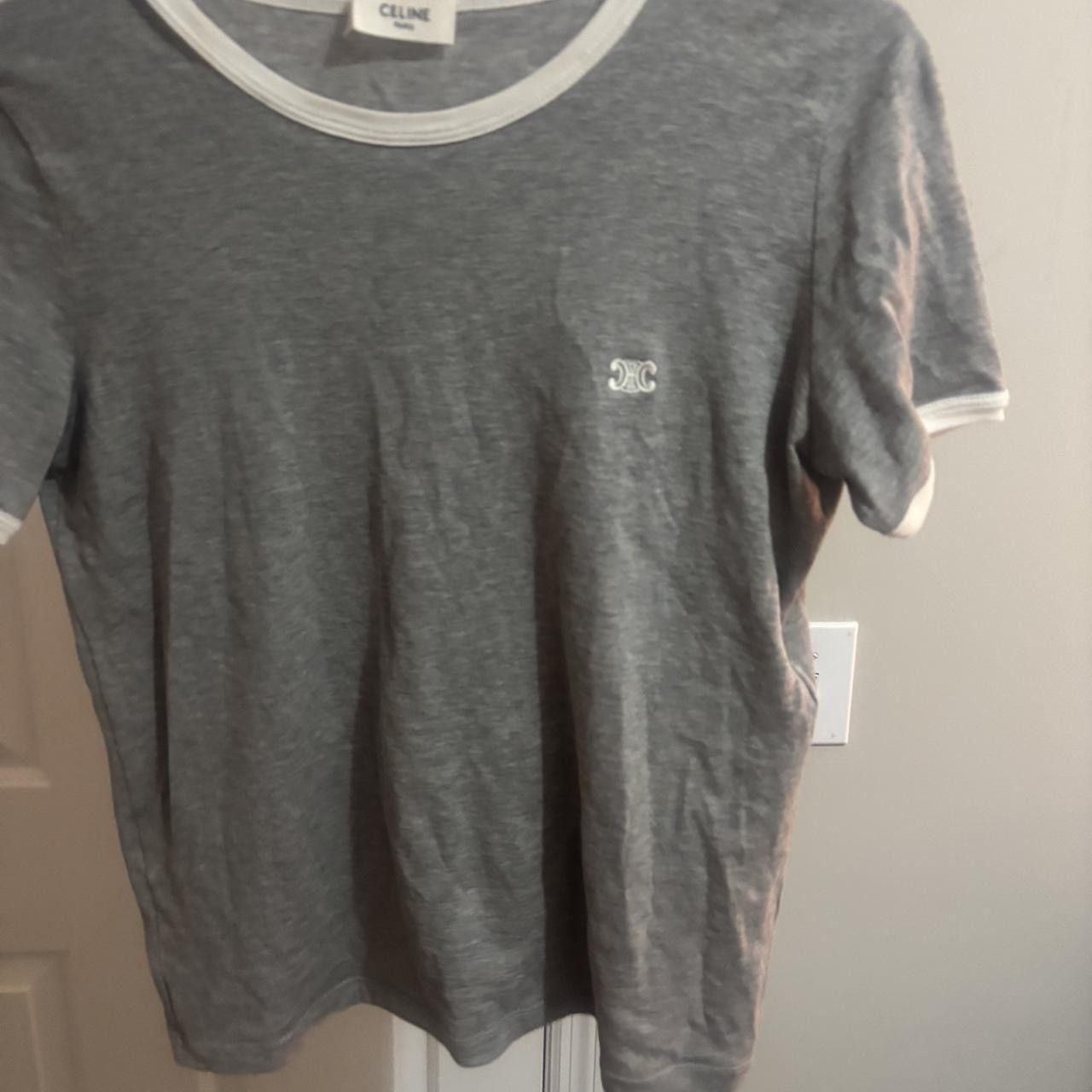 Celine celine grey t shirt Size XS / US 0-2 / IT 36-38 - 1 Thumbnail