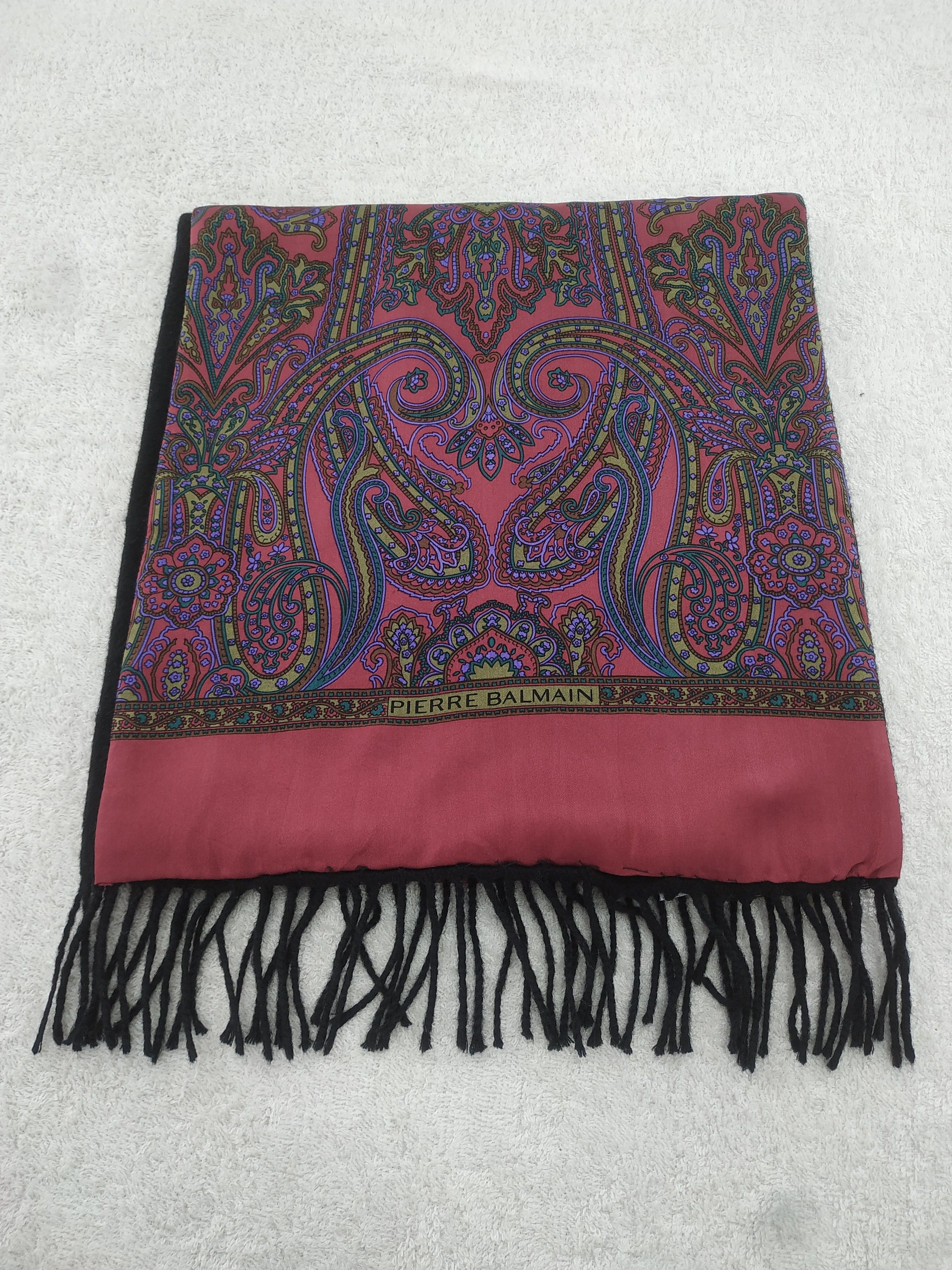 Vintage Pierre Balmain Scarf / Muffler / Neckwear - WW922 Size ONE SIZE - 4 Thumbnail