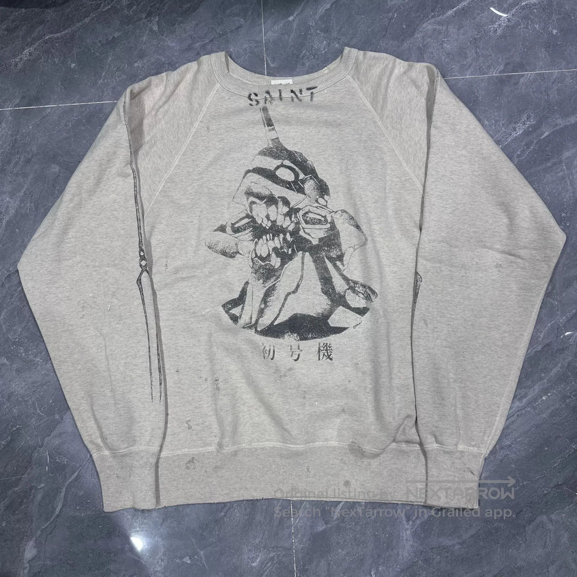 Saint Michael Saint Michael EVA Collaboration Sweatshirt. Size US M / EU 48-50 / 2 - 1 Thumbnail
