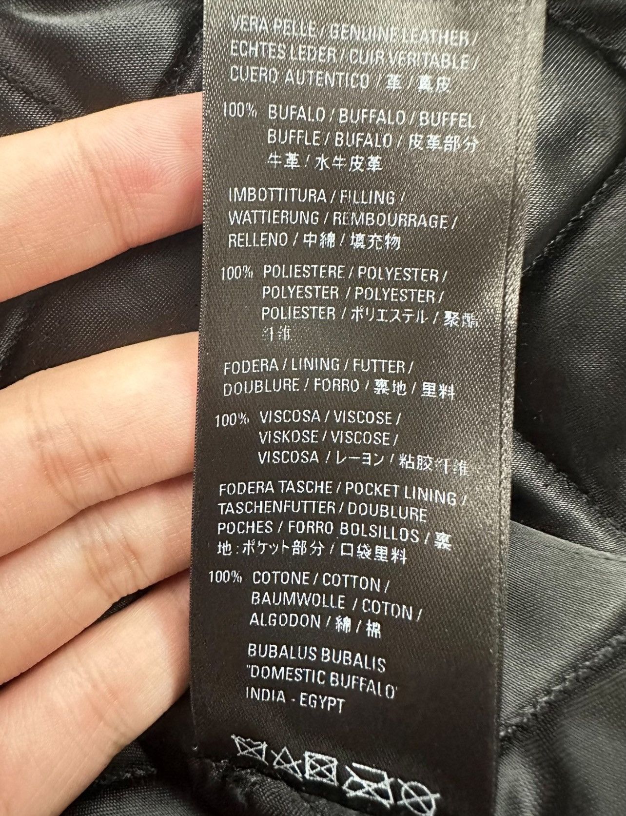 Balenciaga *RARE* Balenciaga AW19 Racer Moto Buffalo Leather Jacket Size US S / EU 44-46 / 1 - 8 Thumbnail