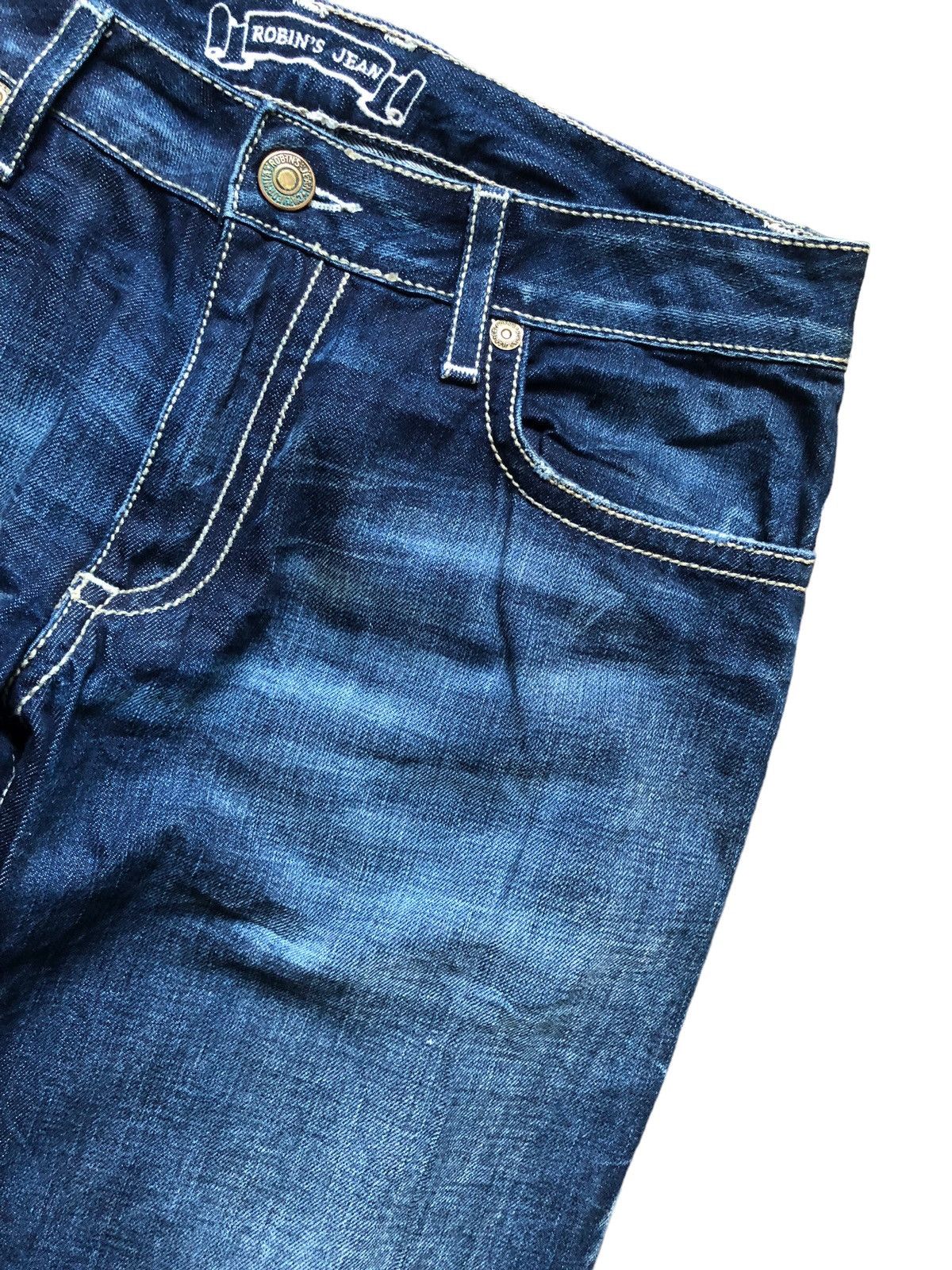 Robins Jeans Robin Jeans studded leather pocket denim pants Size US 32 / EU 48 - 4 Thumbnail