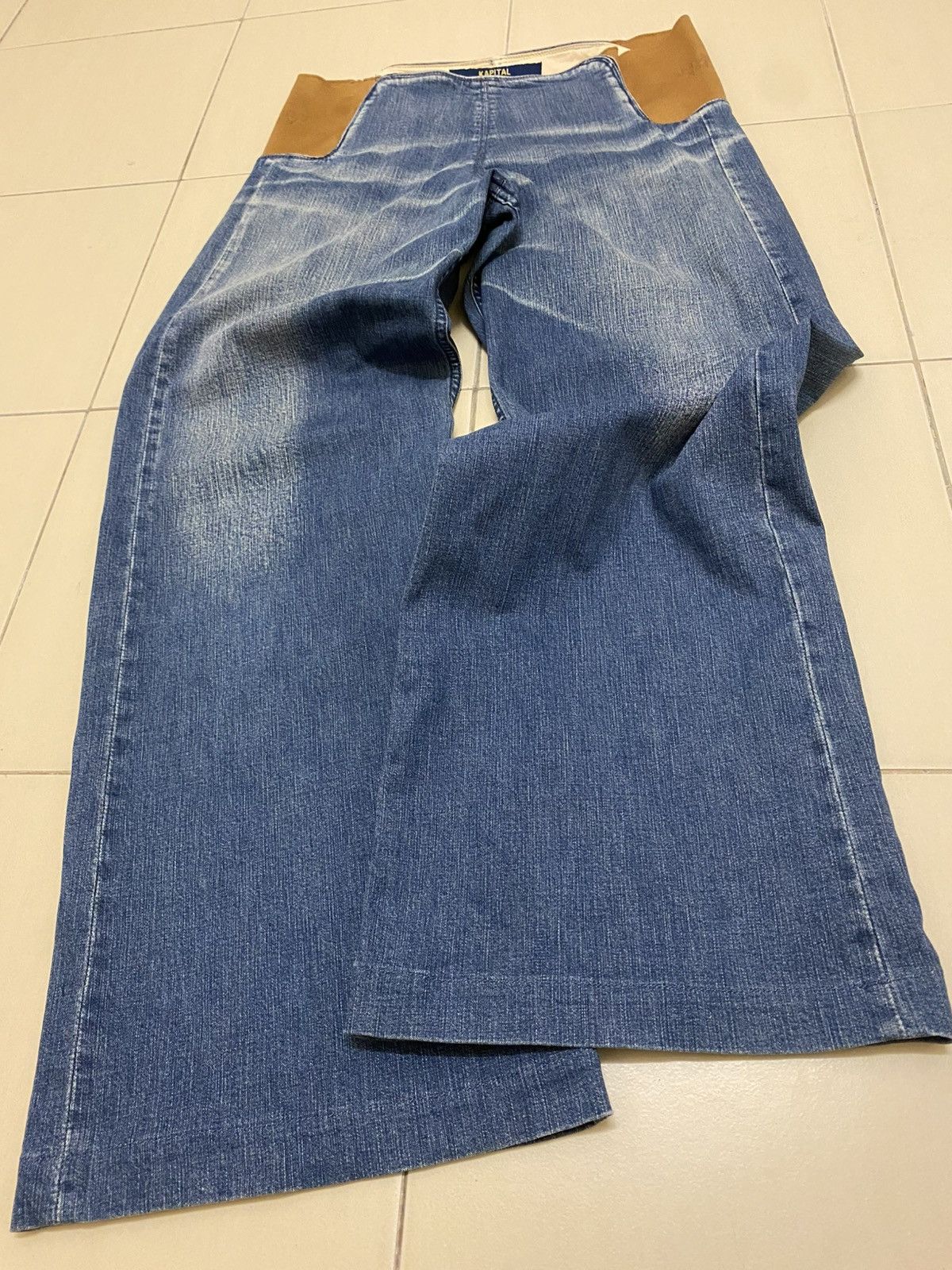 Kapital Kapital Wide Leg Flare Jeans Size 30" / US 8 / IT 44 - 4 Thumbnail