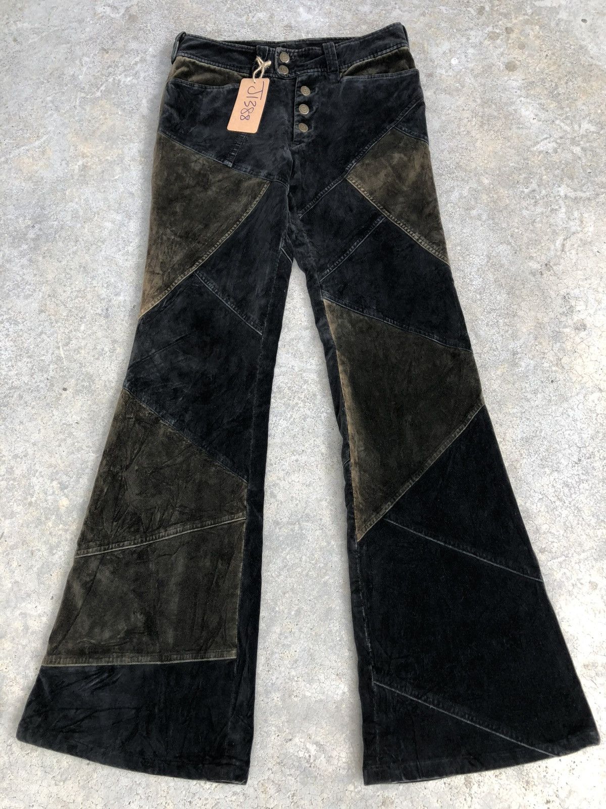 Tornado Mart Tornado Mart Flared Jeans Velvet Jeans Size US 29 - 1 Thumbnail