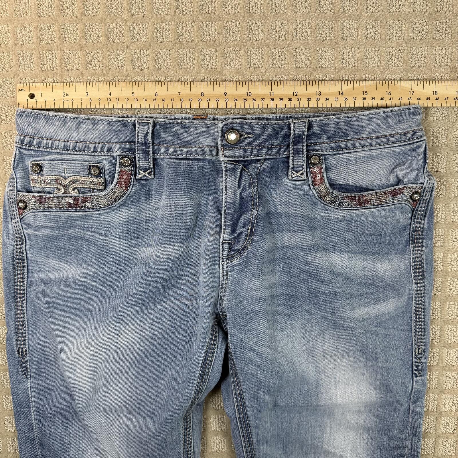 Rock Revival Rock Revival Skinny Jeans Light Wash 32 Size 32" / US 10 / IT 46 - 5 Thumbnail