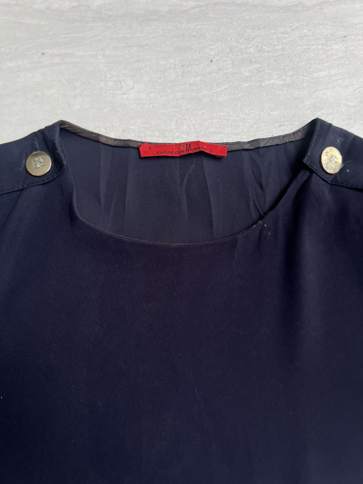 Carolina Herrera CH CAROLINA HERRERA Navy T-shirt Size US S / EU 44-46 / 1 - 10 Thumbnail
