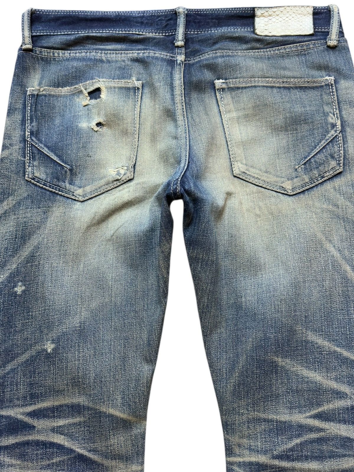 GOSTAR DE FUGA Vintage Gostar Defuga SelvedgeCurve Leg Mudwash Denim Size US 31 - 8 Thumbnail