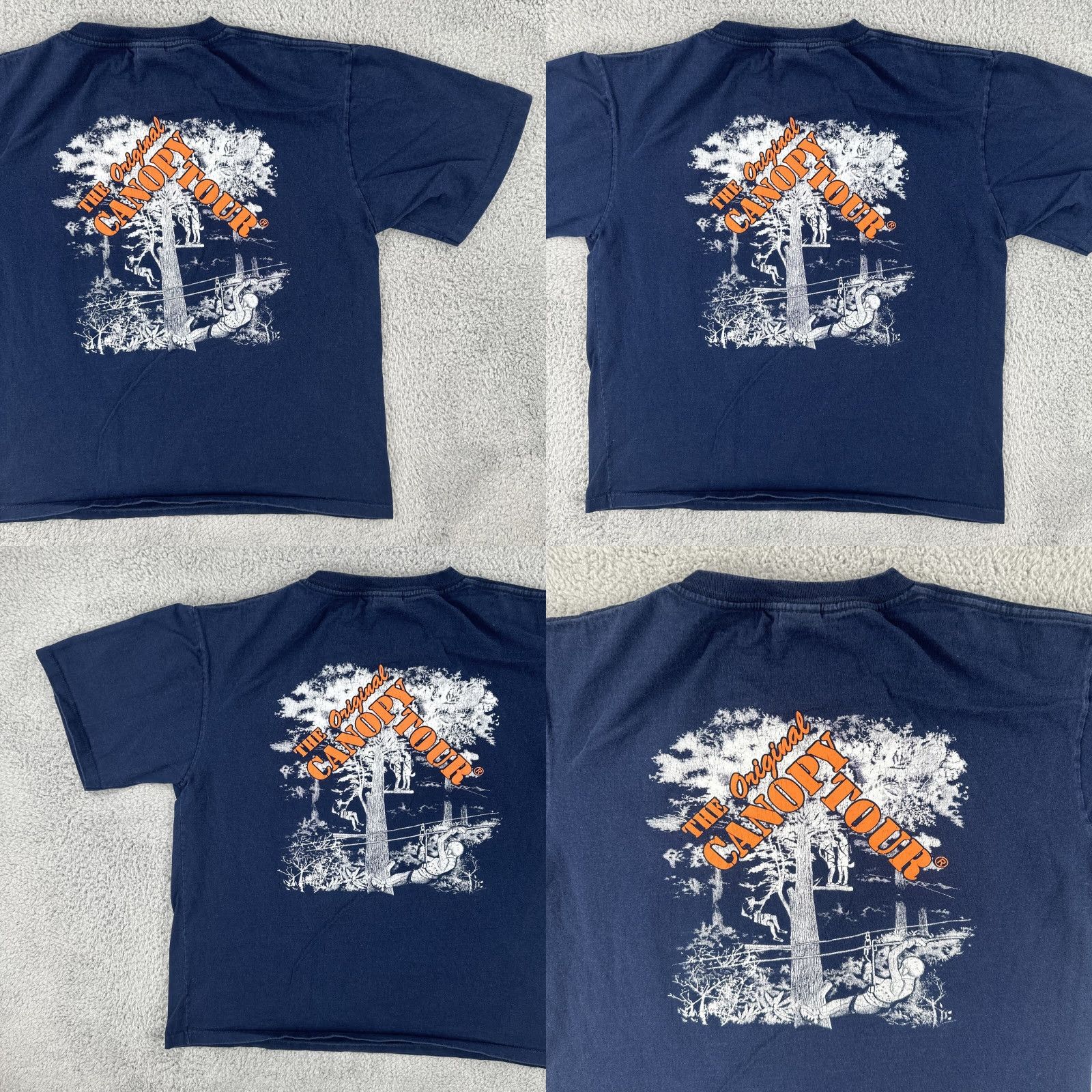 Vintage VINTAGE J.B. T Shirt 90s Costa Rica Canopy Tour Blue Mens L Graphic Tee Size US L / EU 52-54 / 3 - 10 Thumbnail