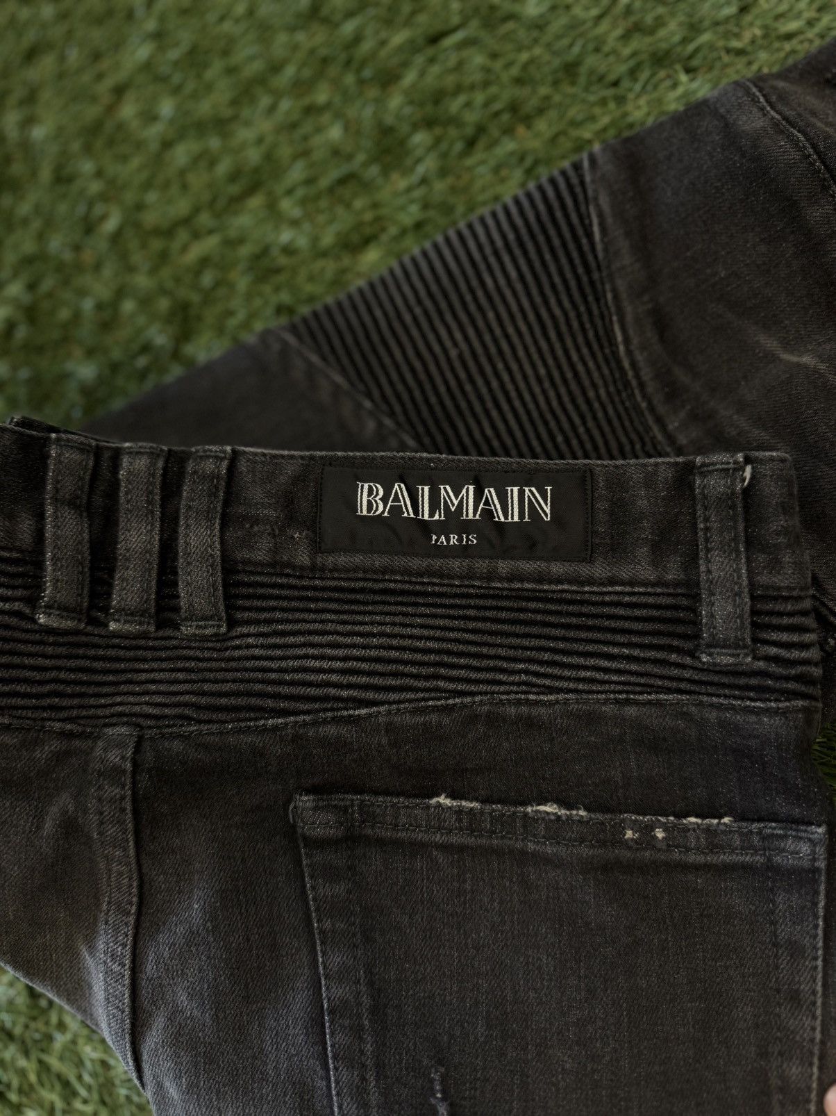 Balmain Balmain Paris Black Ripped Jeans Size 30 Size US 30 / EU 46 - 10 Thumbnail