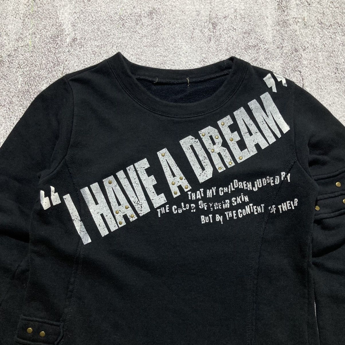 Japanese Brand 2000s Japanese Studed Sex Pot Style Lgb Punk Gothic Crewneck Size US S / EU 44-46 / 1 - 2 Thumbnail