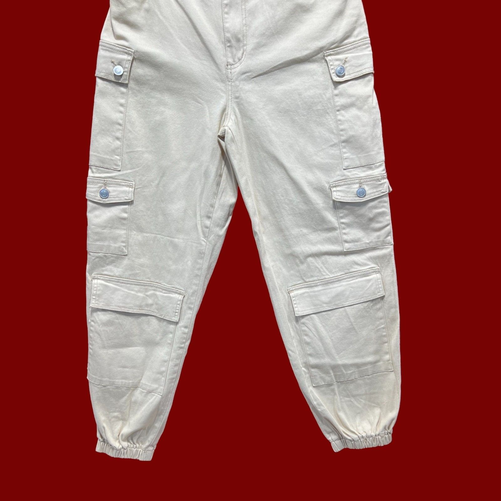 rue21 Rue 21 - Women's High-Rise Baggy Cargo Jogger - Medium Stret Size 28" / US 6 / IT 42 - 12 Thumbnail