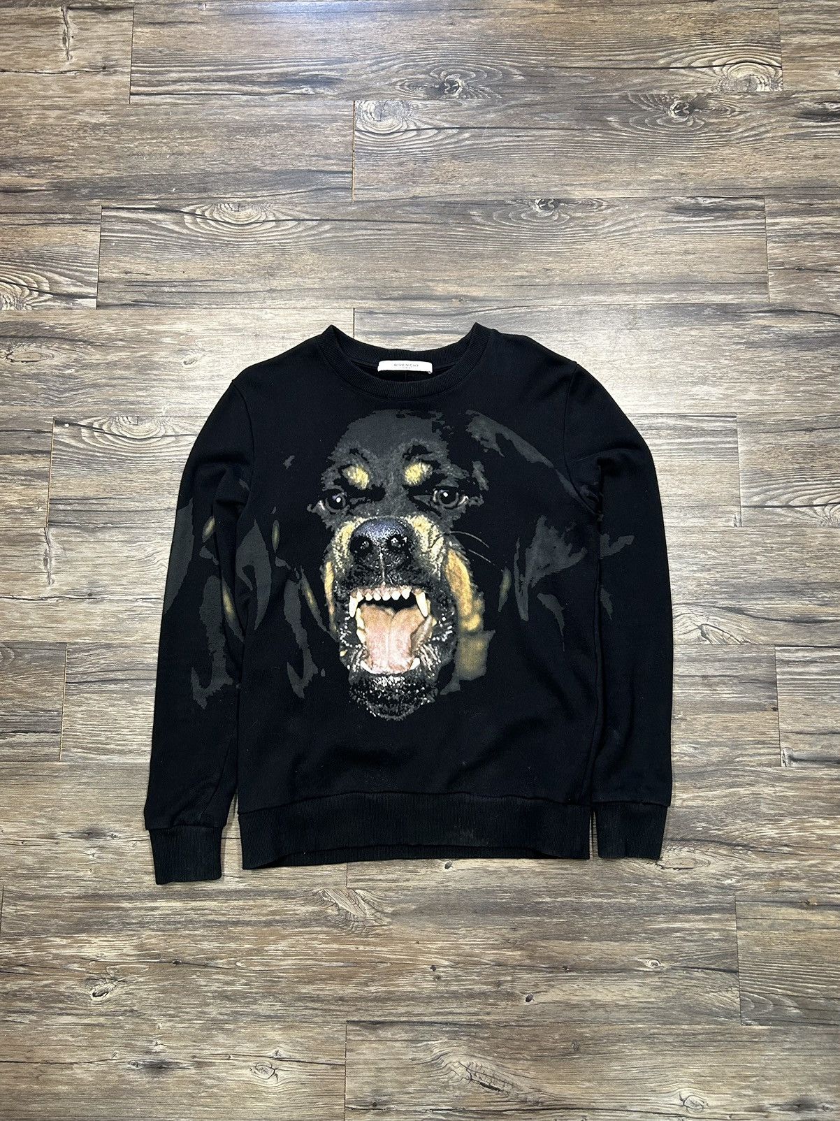 image of Givenchy Rottweiler Crewneck in Black, Men's (Size Small)