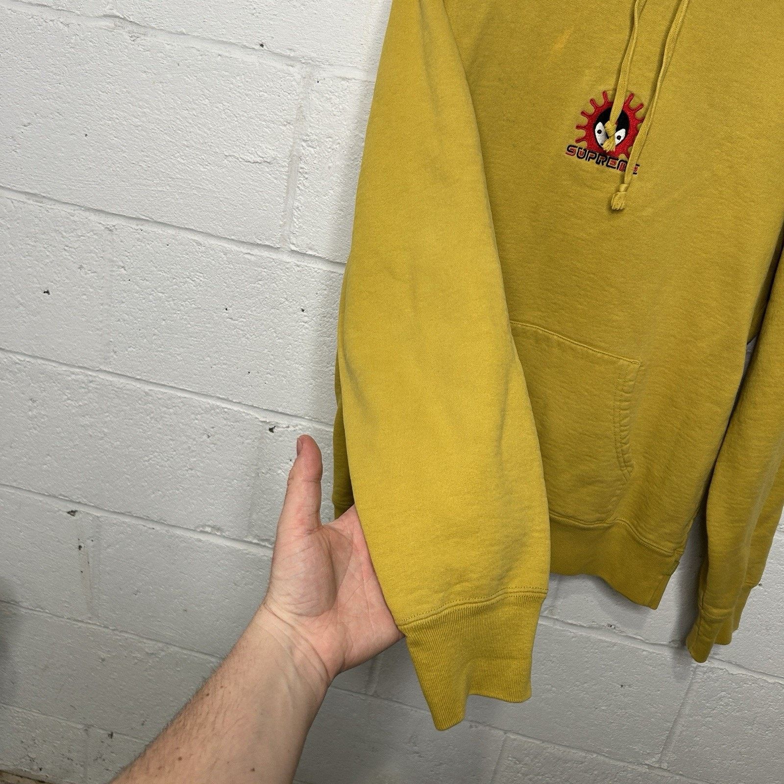 Supreme Supreme Vampire Hooded Sweatshirt “Yellow” F/W18 Mike Hill Size US M / EU 48-50 / 2 - 9 Thumbnail