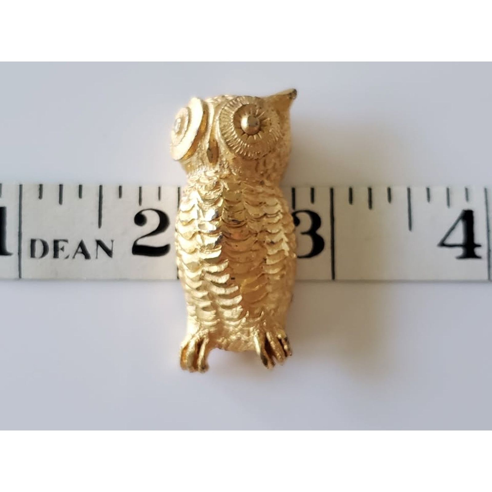 Other Vintage Gold-tone Owl Brooch Size ONE SIZE - 7 Thumbnail