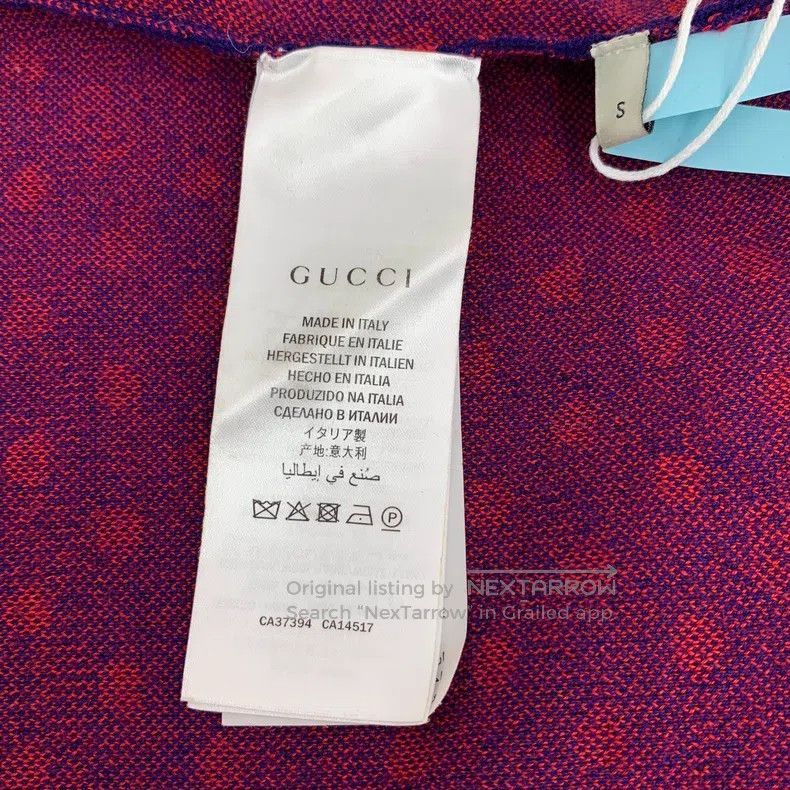 Gucci Gucci Colour-blocked poldot double G printed wool round-ne Size S / US 4 / IT 40 - 6 Thumbnail