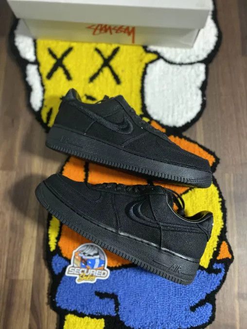 Nike × Stussy Air Force 1 Low Stussy Black Size US 9.5 / EU 42-43 - 1 Thumbnail