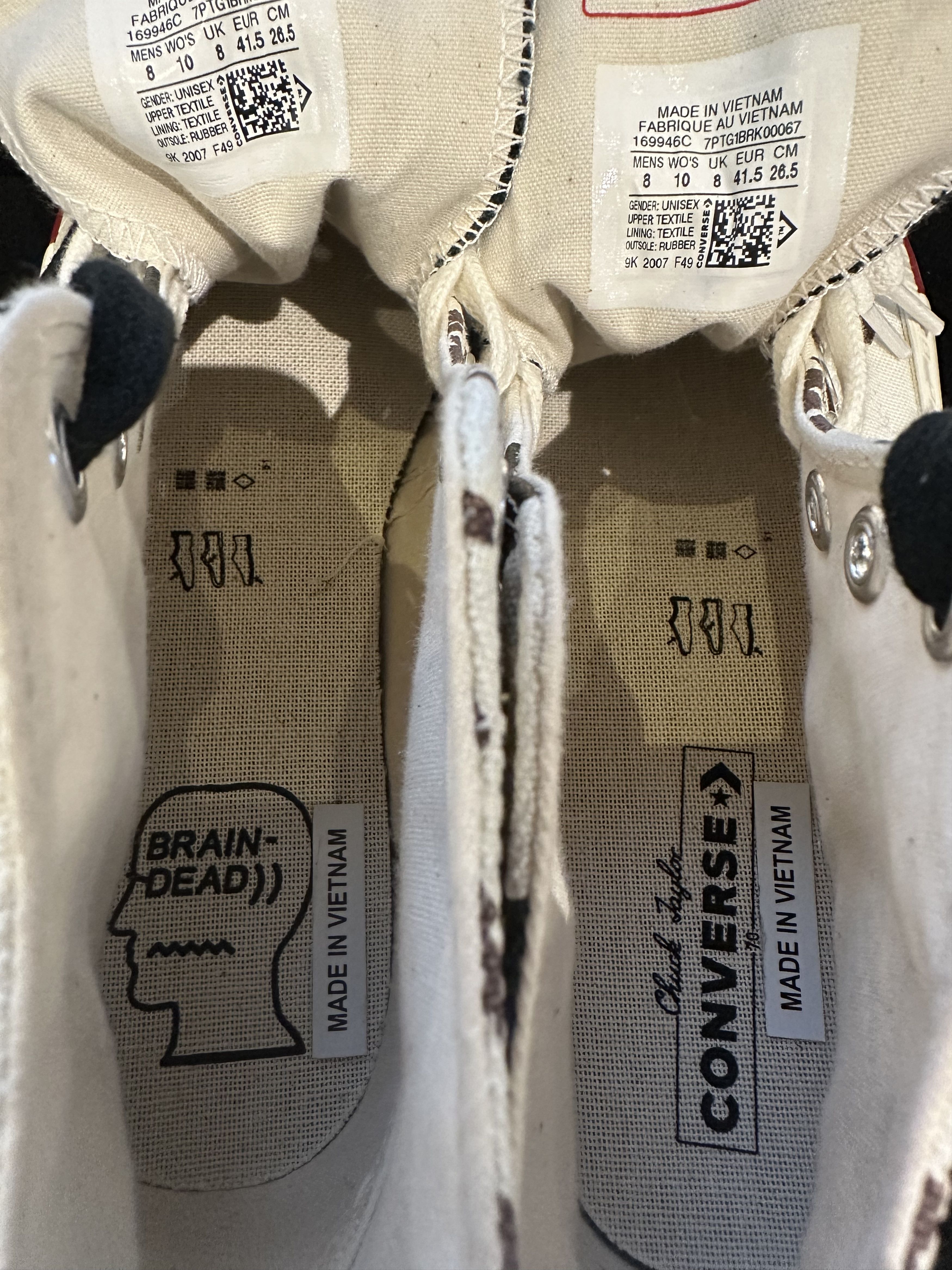 Brain Dead × Converse Brain Dead x Converse Chuck 70 “Cow Print” – White/Black/Red Size US 8 / EU 41 - 8 Thumbnail
