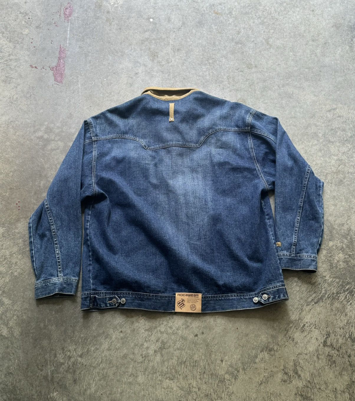 Rocawear Blue Denim Jacket Rocawear Size US XL / EU 56 / 4 - 4 Thumbnail