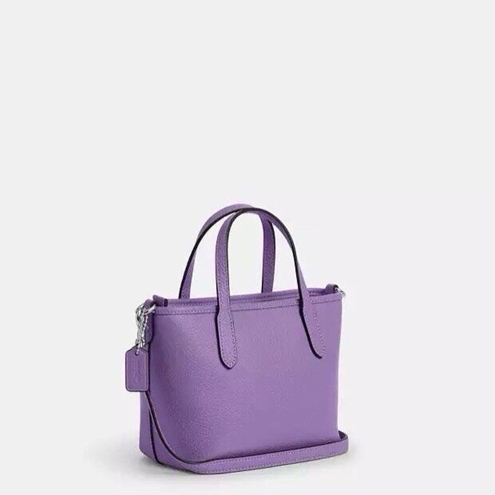 NWT Coach City Mini Tote Bag in Iris- Purple CW031