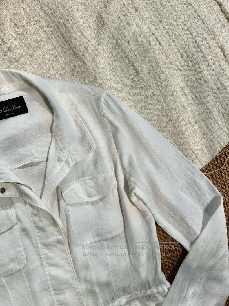 Loro Piana Loro Piana Traveleller Series Traveler Linen Jacket, Women Size S / US 4 / IT 40 - 5 Thumbnail