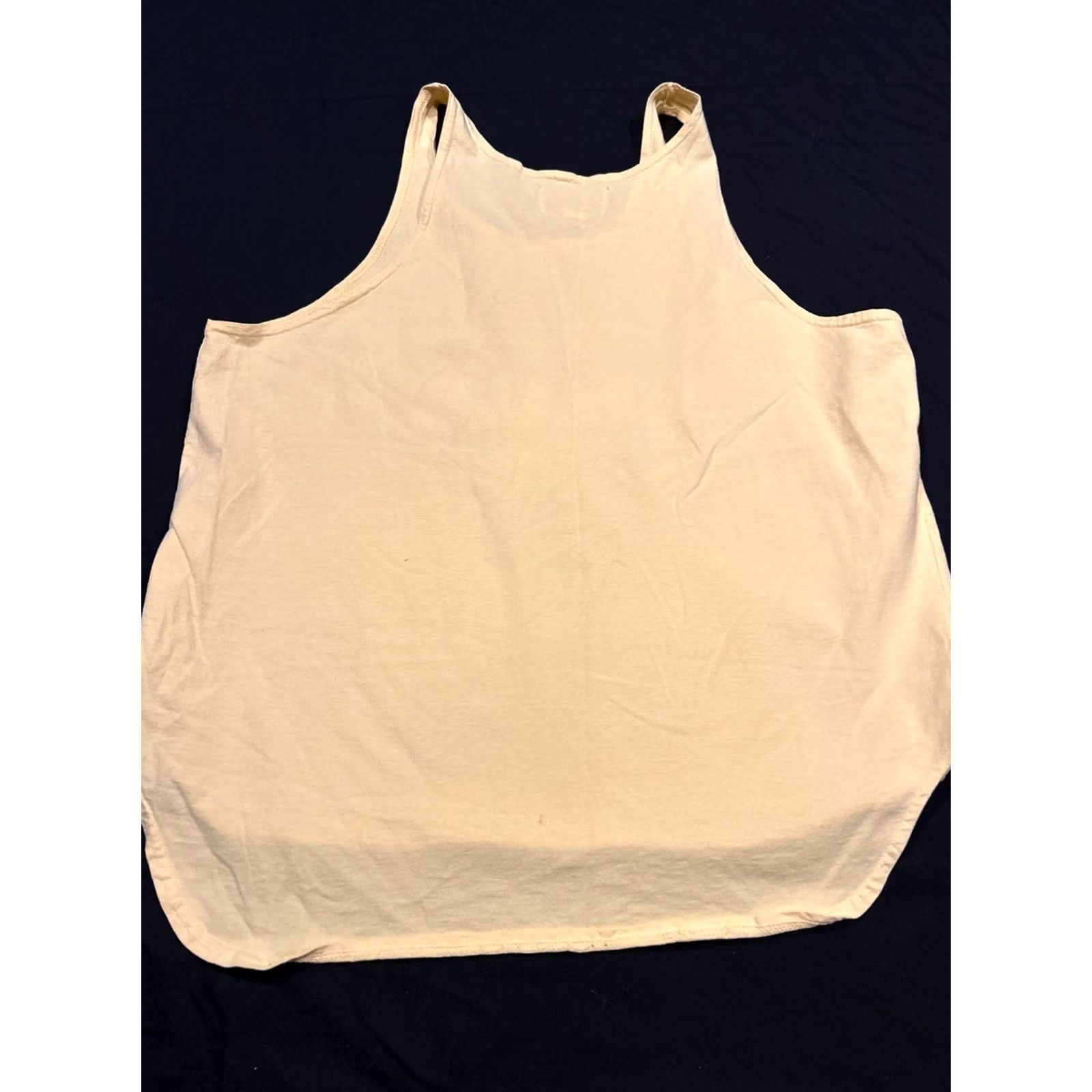 Vintage VINTAGE E.N.U.F. Clothing Co. Yellow Surf tank top XL Men Crew Neck Sleeveless Graphic Print Summer 80s 90s California United States Size US XL / EU 56 / 4 - 6 Thumbnail