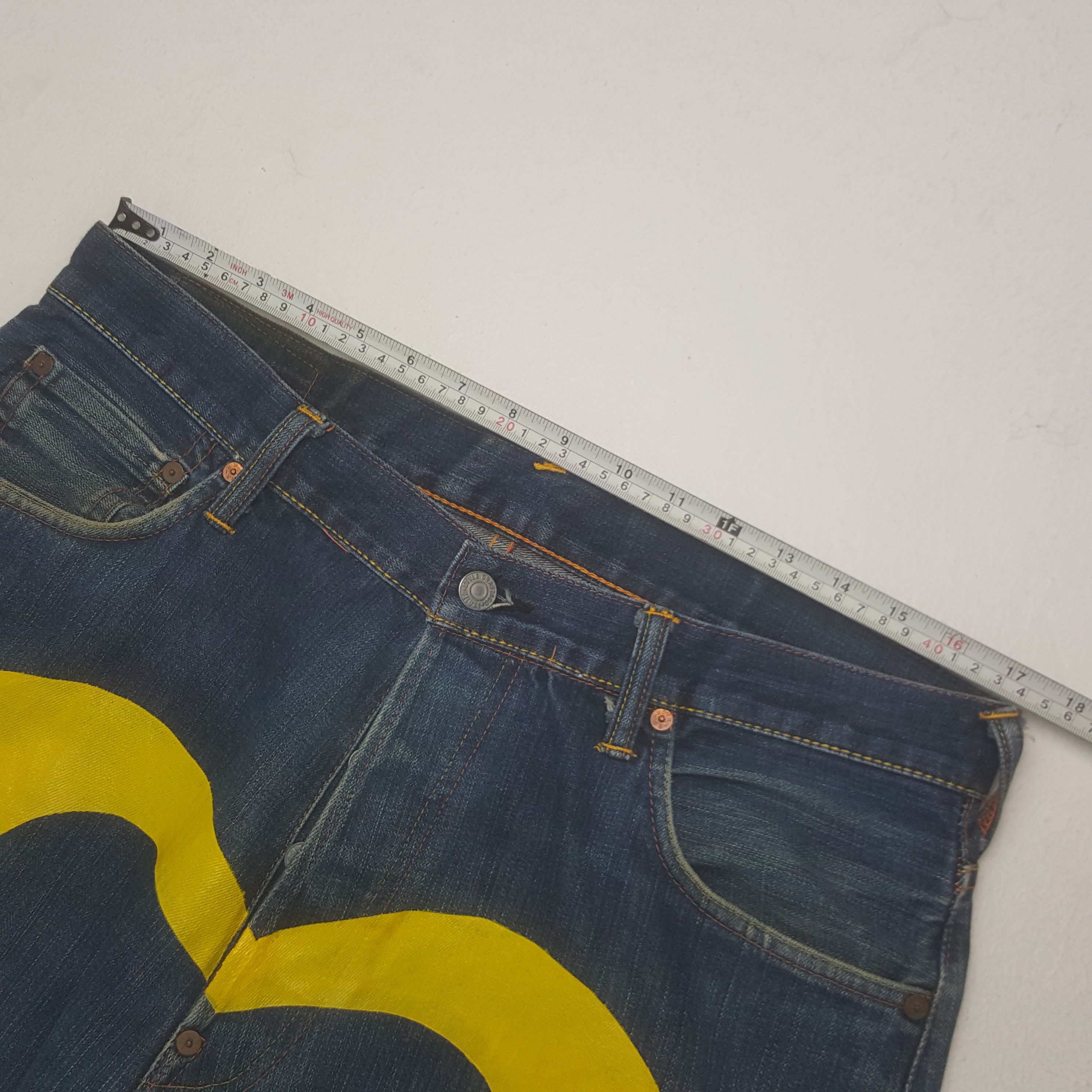 Evisu Vintage Evisu Japanese Brand Daicock Custom Art Denim Jeans Size US 34 / EU 50 - 9 Thumbnail