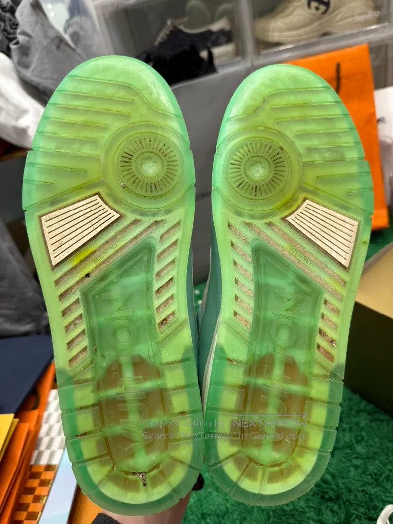 Louis Vuitton Louis Vuitton Trainer Tiffany Green shoes Size US 9 / EU 42 - 7 Thumbnail