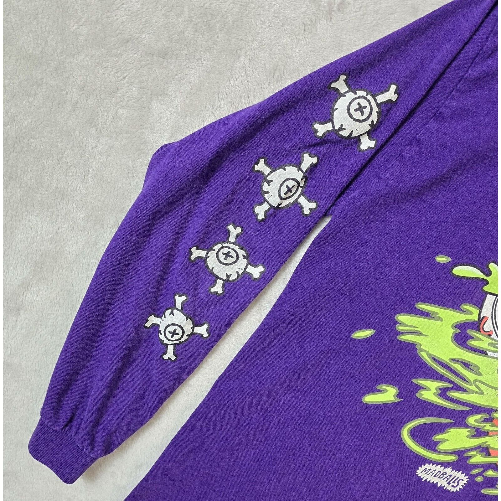 Other MADBALLS All Eyes On Me Mens Purple Medium Long Sleeve Shirt Size US M / EU 48-50 / 2 - 4 Thumbnail