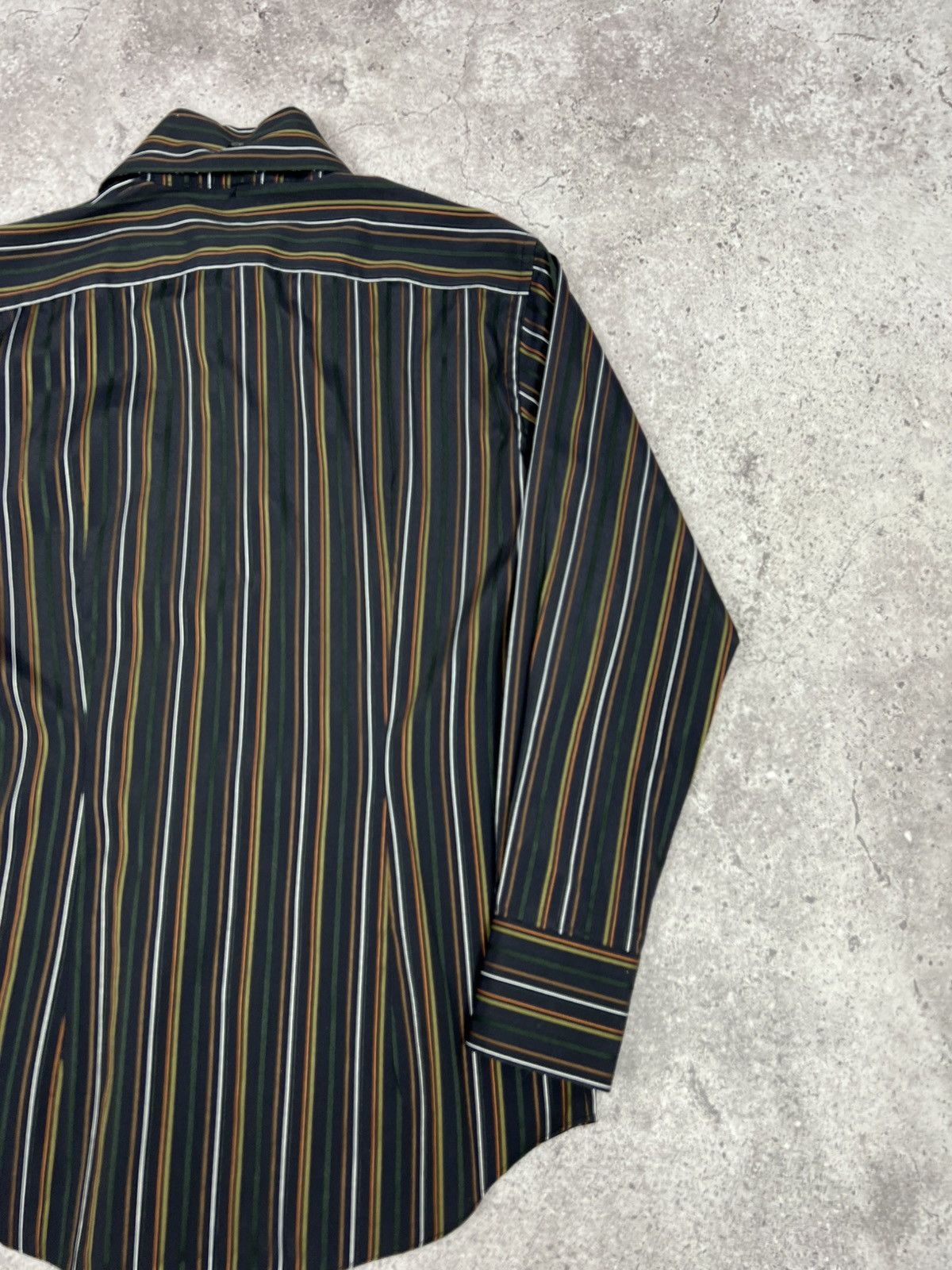 Dolce & Gabbana Vintage Dolce & Gabbana Striped Button Up Shirt Long Sleeve Size US XL / EU 56 / 4 - 16 Thumbnail