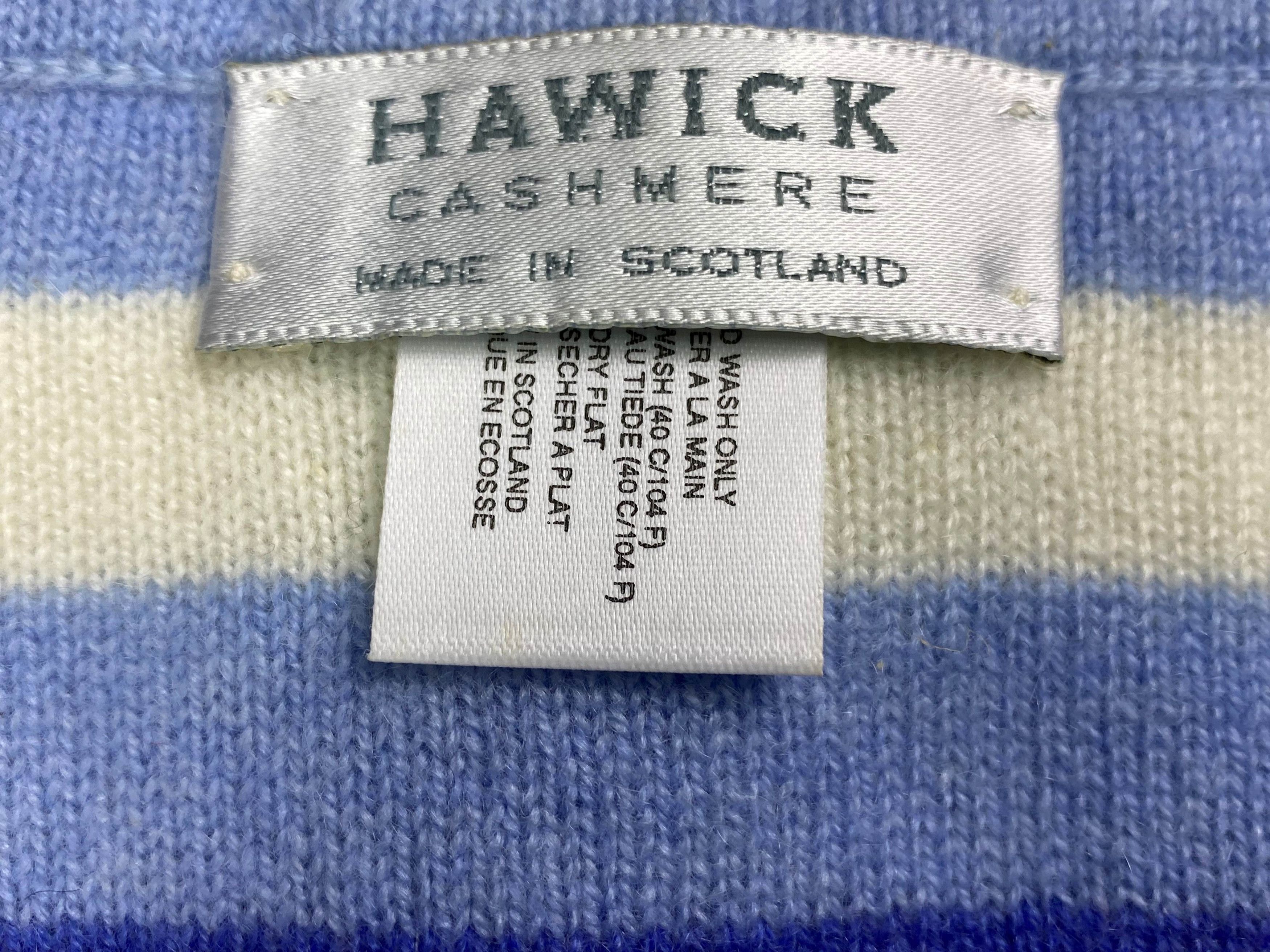 Vintage Hawick scarf Cashmere Stripes Vintage Scarves Scotland Size ONE SIZE - 9 Thumbnail