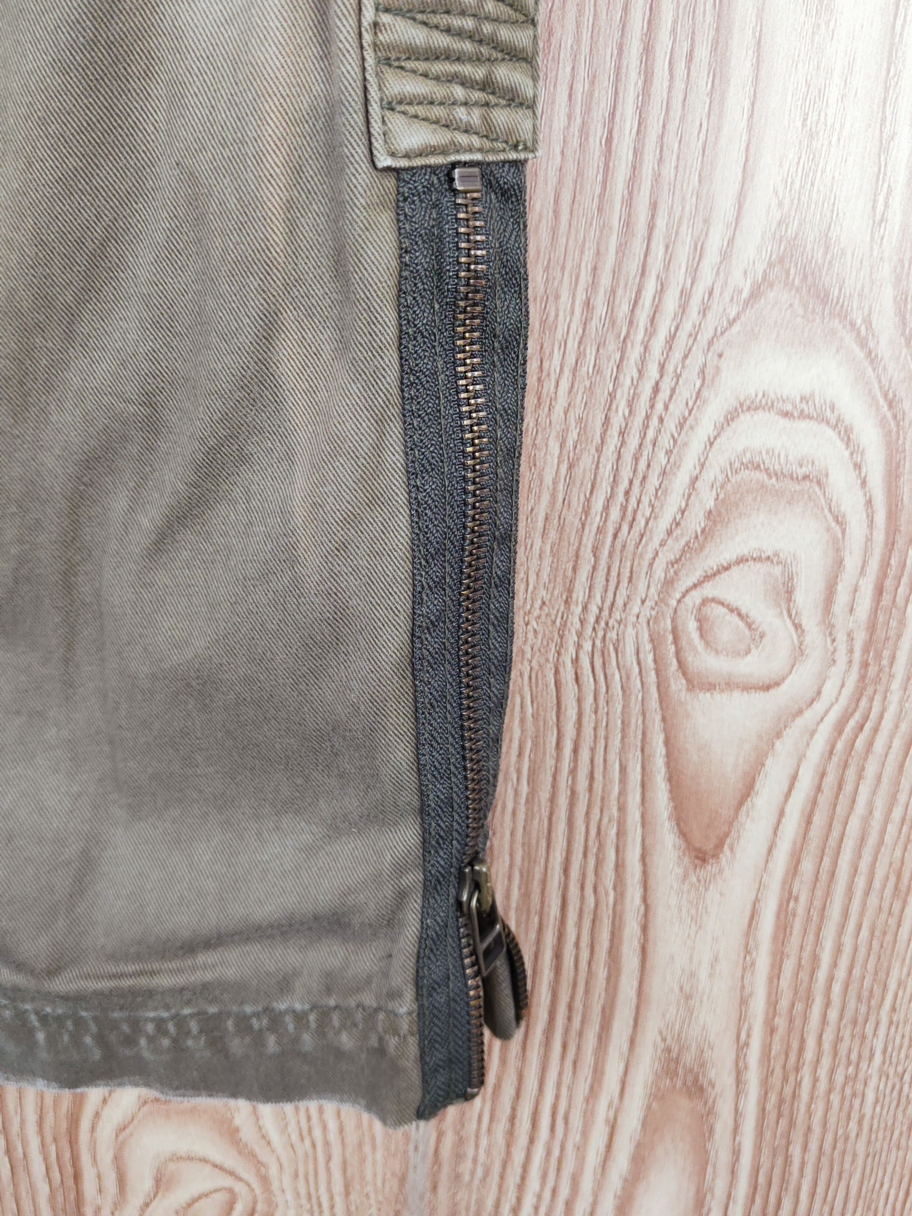 Japanese Brand Alphasophy Classic Olive Faded Multipocket Cargo Pants #W095 Size US 30 / EU 46 - 6 Thumbnail