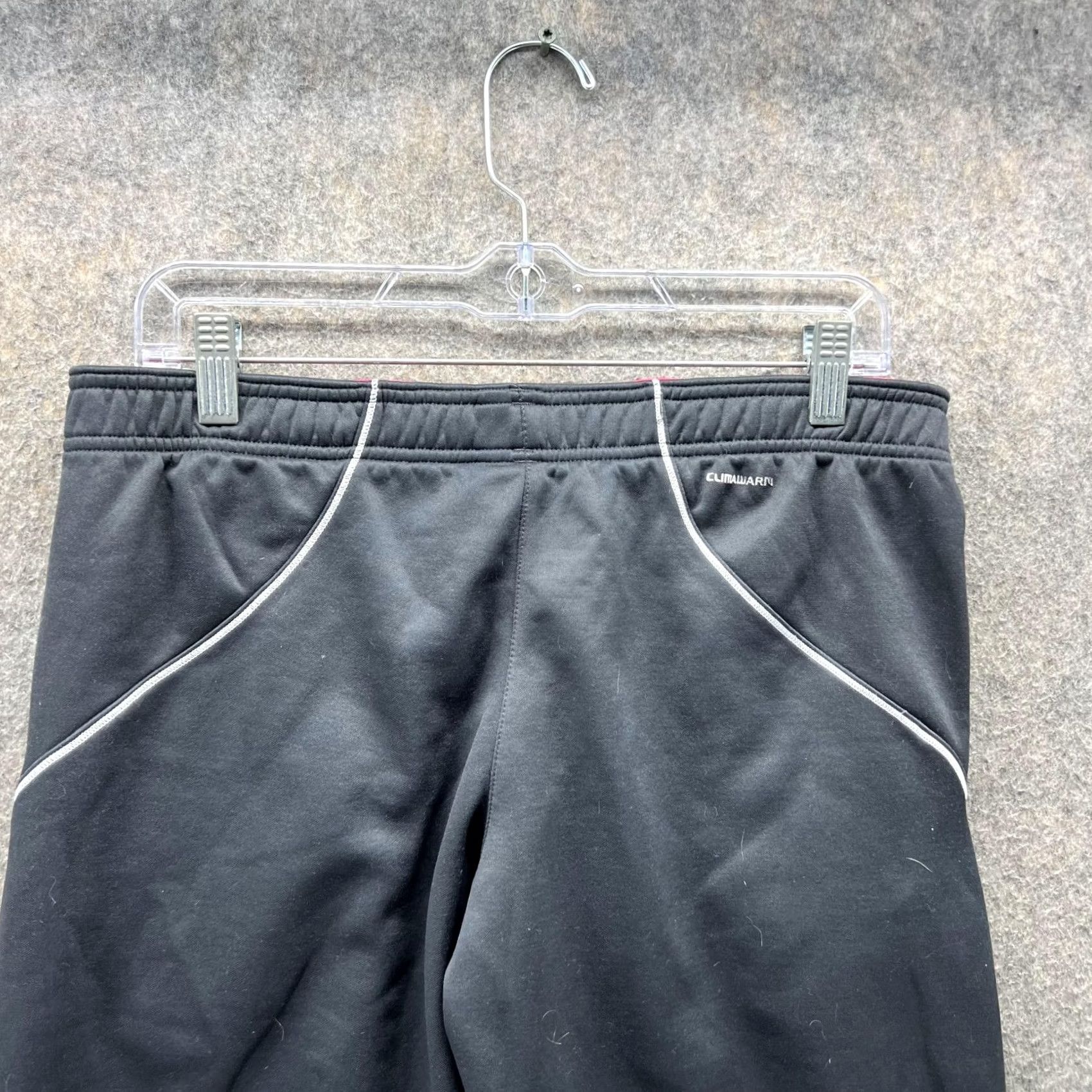 Adidas Adidas Sweatpants Women Medium Black Athletic Straight Size 32" / US 10 / IT 46 - 6 Thumbnail