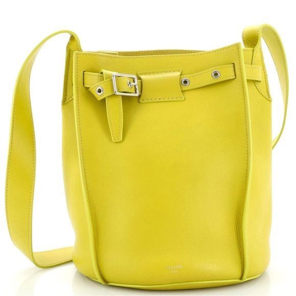 image of Celine Céline Shoulder Bag in Yellow, Women's