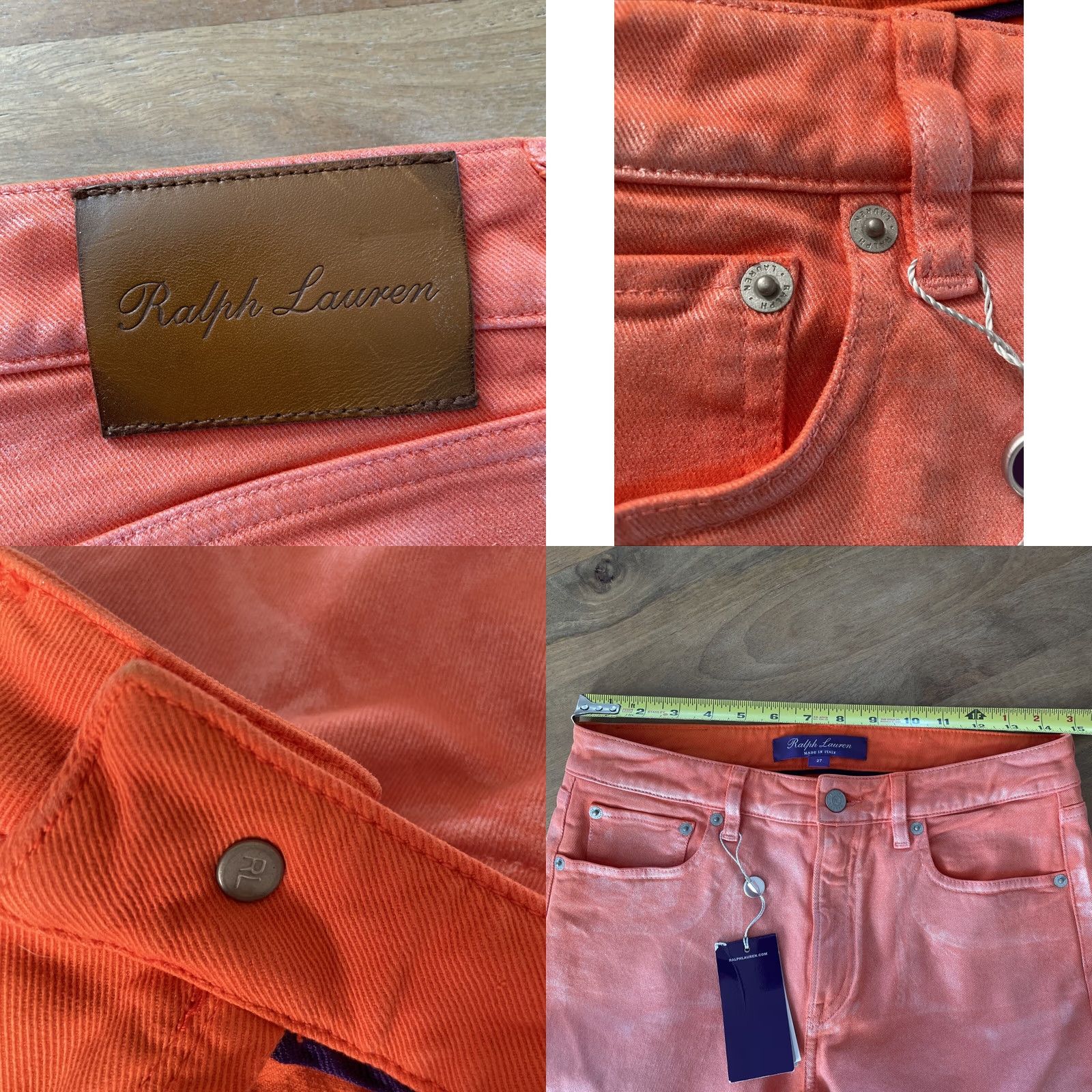 Ralph Lauren Ralph Lauren Purple Wax Skinny Jeans Women 27 - 29X28 Measurements Size 27" / US 4 / IT 40 - 8 Thumbnail