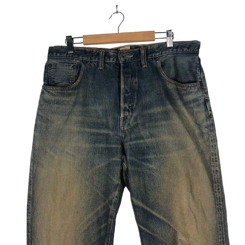 Edwin × Japanese Brand Vintage Edwin 505 Distressed Denim jeans Size US 34 / EU 50 - 2 Thumbnail
