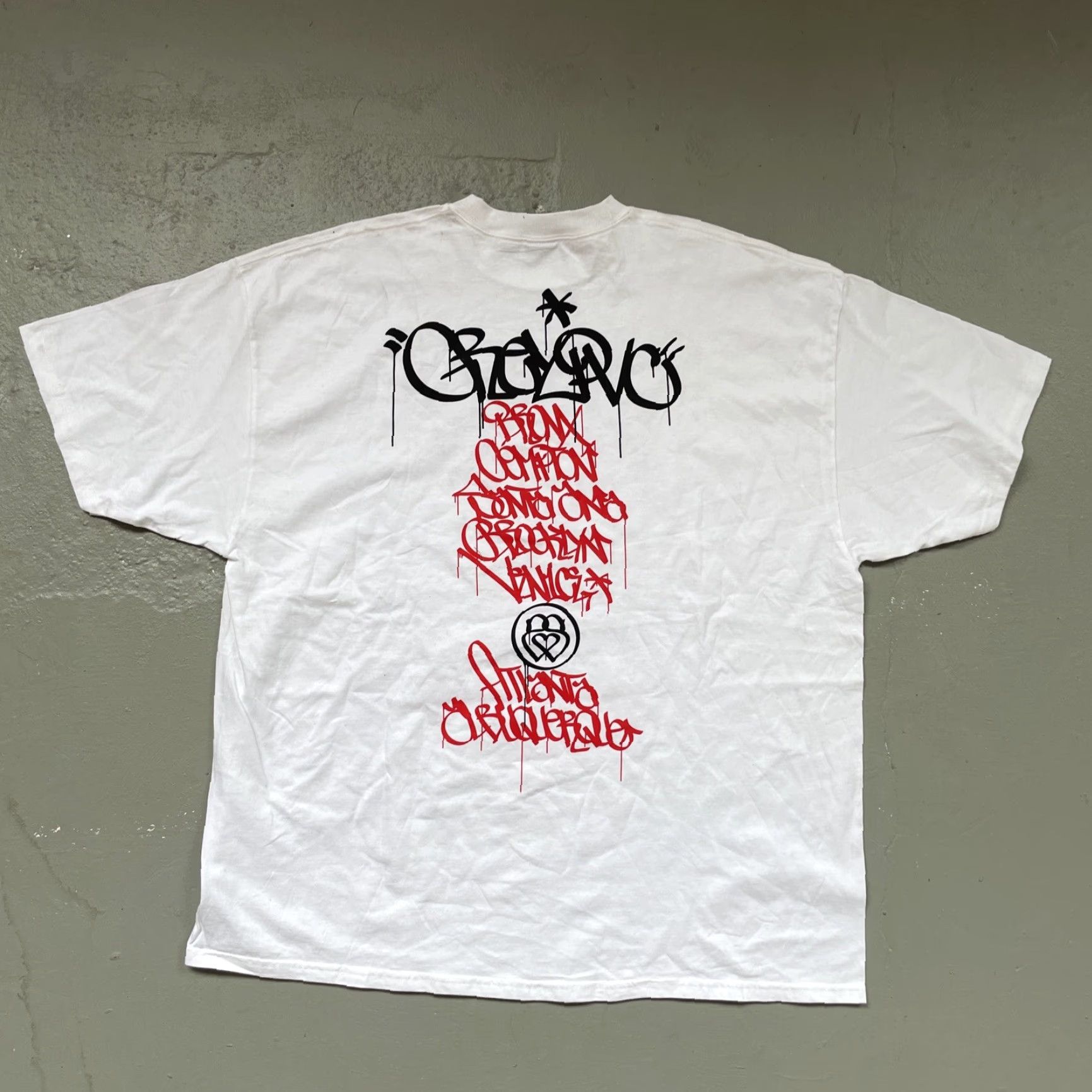 Vintage Stussy 25th Anniversary World Tour White T-Shirt XXL NWOT Size US XXL / EU 58 / 5 - 8 Thumbnail