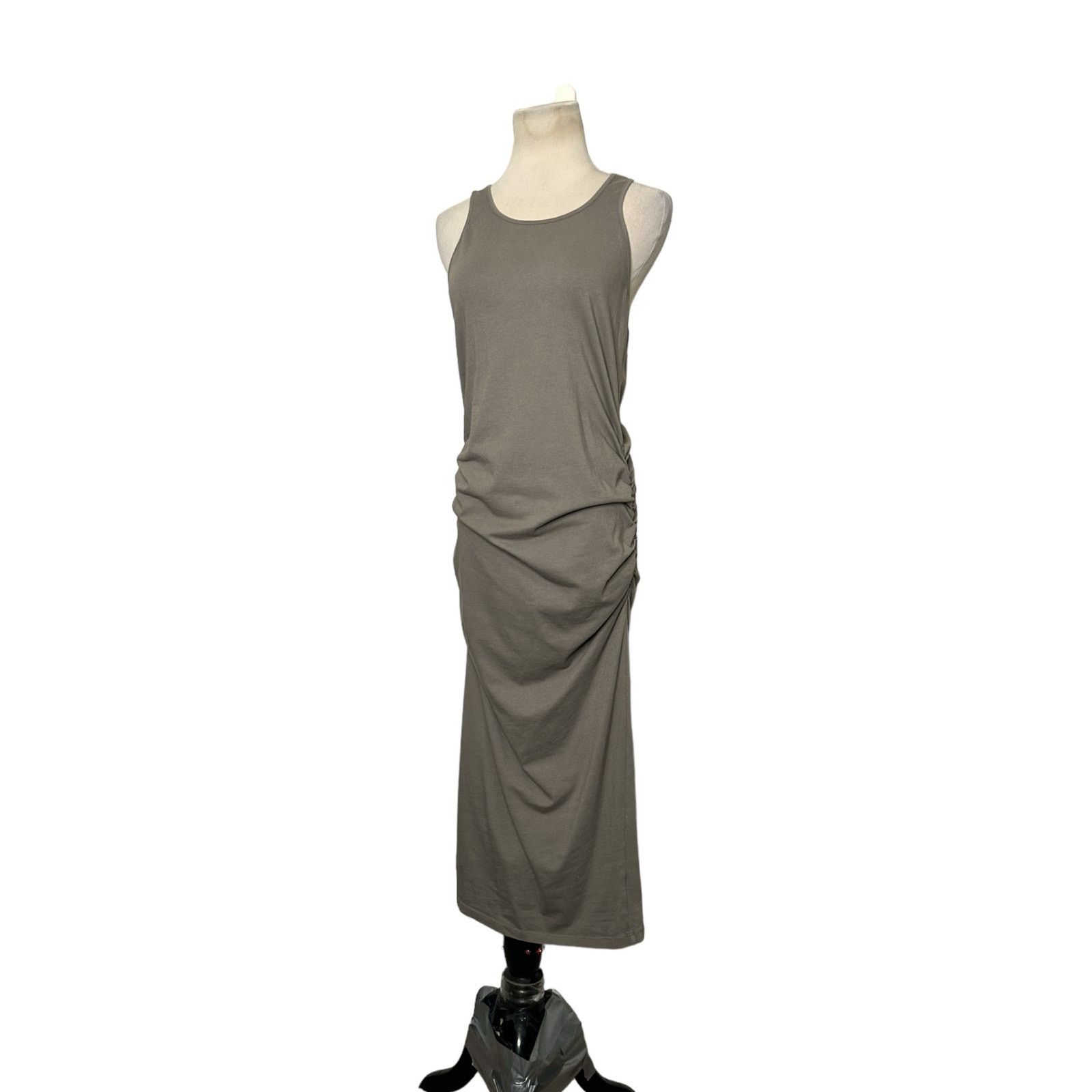 Michael Stars Michael Stars olive bodycon midi halter dress size Large Size L / US 10 / IT 46 - 9 Thumbnail