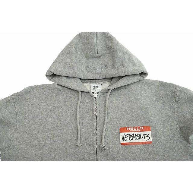 Vetements VETEMENTS Hello My Name is zip hoodie Size Size XS Size US XS / EU 42 / 0 - 3 Thumbnail