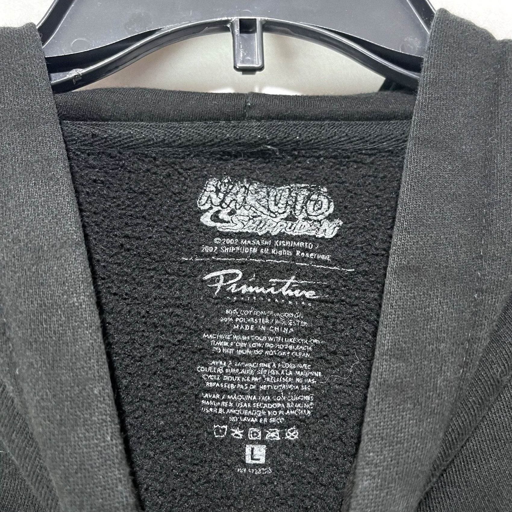 Primitive Naruto Sweater Mens Large Primitive Skateboards Hoodie Anime Pullover Black Size US L / EU 52-54 / 3 - 5 Thumbnail