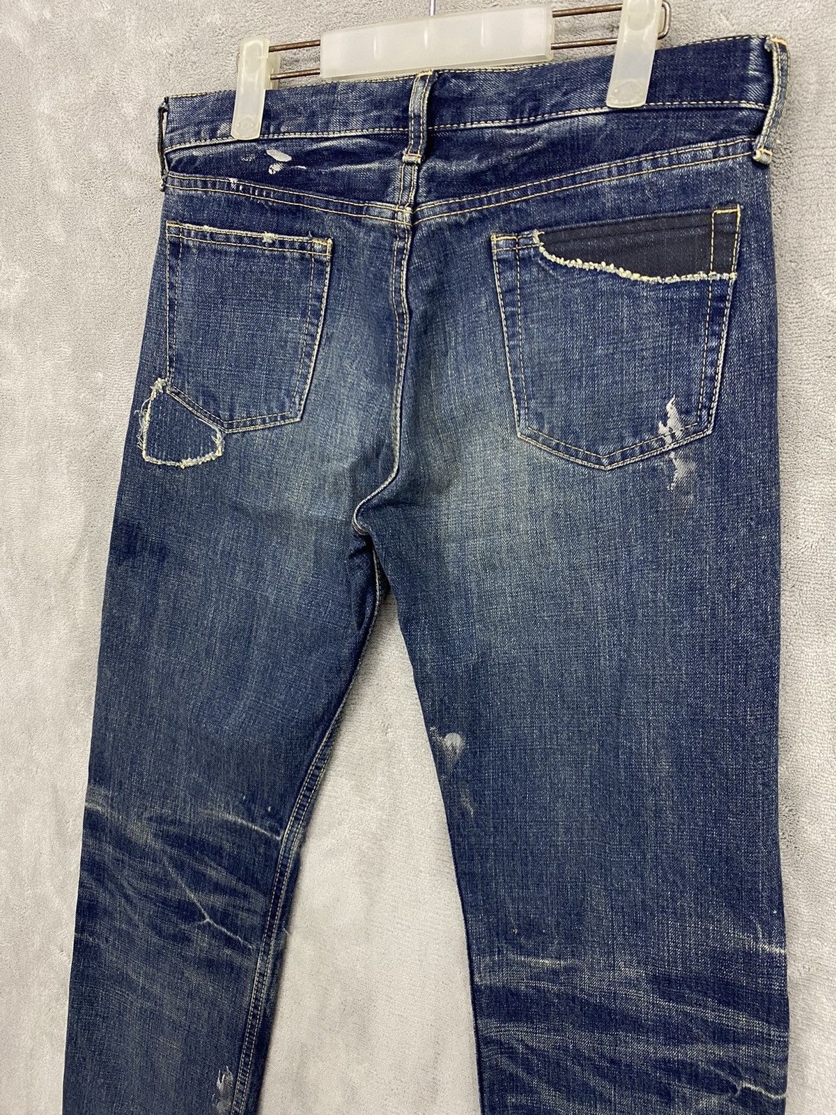 Hysteric Glamour Japanese Brand DMG Distressed Patcwork Jeans Size US 32 / EU 48 - 8 Thumbnail